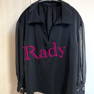 レディー(Rady)のRady♡シャツ 黒(シャツ/ブラウス(長袖/七分))