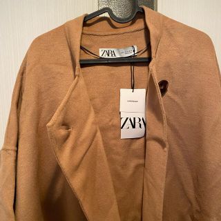 新品未使用!ZARA フリンジケープコート