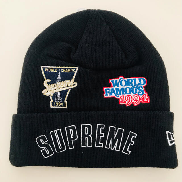 Supreme x New Era Championship ビーニー 19FW