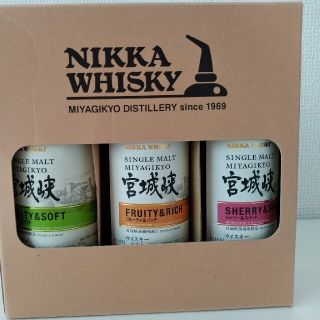 「ニッカ 宮城峡蒸溜所 限定ウイスキー 3本セット 各180ml」に近い