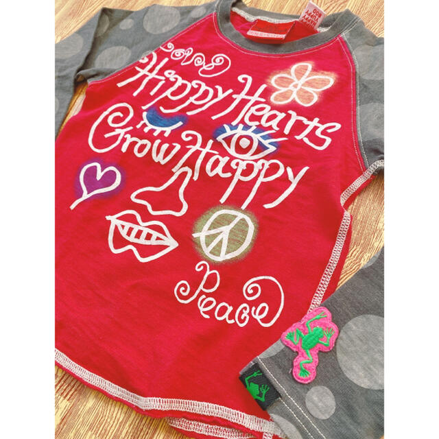 BACK ALLEY(バックアレイ)のHIPPY HAPPY YUPPY BOO ブーフーウー 120 キッズ/ベビー/マタニティのキッズ服男の子用(90cm~)(その他)の商品写真