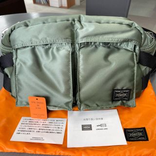 ポーター(PORTER)の限定品❗️ポーターPORTER PXタンカーWAIST BAG 色セージグリーン(ウエストポーチ)