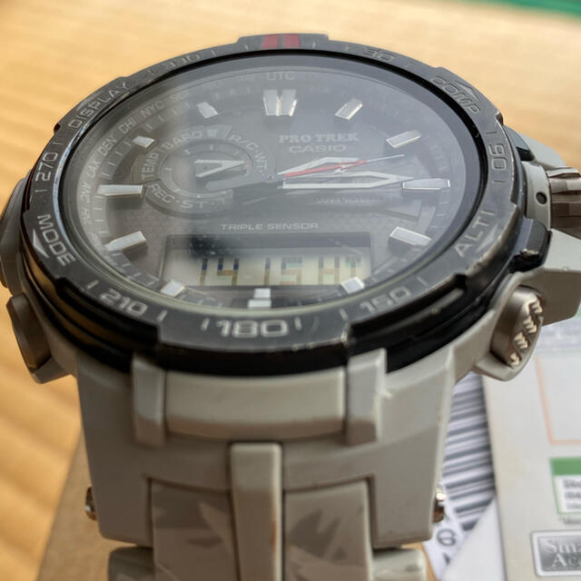 G-SHOCK(ジーショック)のプロトレック トリプルセンサーPRW-6000SC-7DR [海外モデル] スポーツ/アウトドアのアウトドア(登山用品)の商品写真