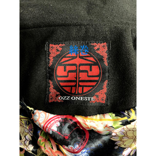 OZZON - OZZ ONESTE オッズオネスト 和柄 チャイナ ケープ ポンチョ