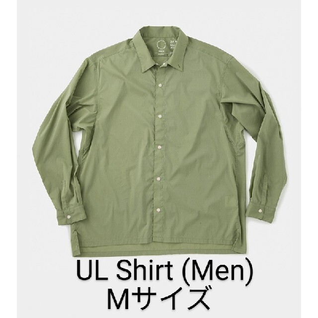 山と道　UL shirt　Light Olive　Mサイズシャツ