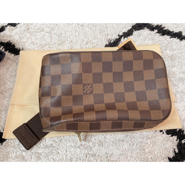 ボディバック【値下げ】美品★LOUIS VUITTON ルイヴィトン ダミエ ジェロニモス