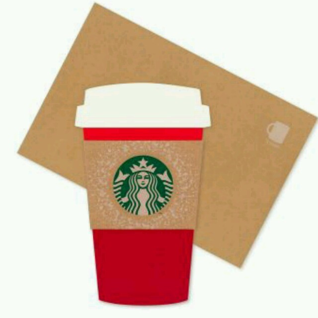 Starbucks Coffee(スターバックスコーヒー)のスターバックス ビバレッジカードクリスマスデザイン2枚セット その他のその他(その他)の商品写真