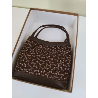 インデンヤ(印傳屋)の【新品】箱付甲州印伝手提げがま口バッグ(ハンドバッグ)