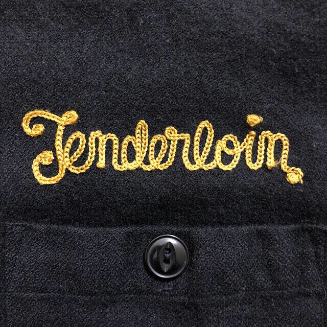 レア TENDERLOIN テンダーロイン チェーンステッチ ウールシャツ