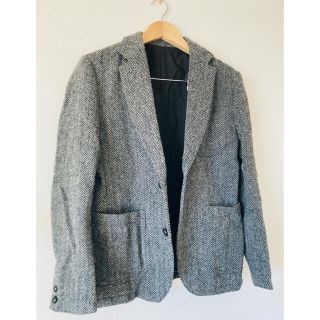 ハリスツイード(Harris Tweed)の【美品】冬物HARRIS TWEED ジャケット100%ウールLサイズ(テーラードジャケット)