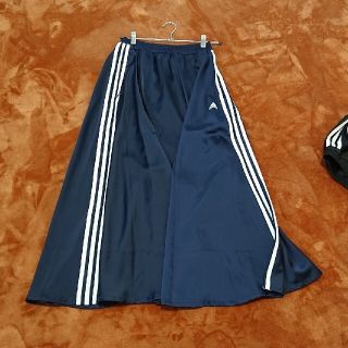 アディダス(adidas)のアディダス ロングサテンスカート(ロングスカート)