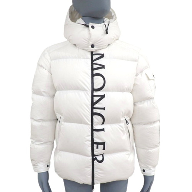 MONCLER(モンクレール)のモンクレール Maures ダウンジャケット 白 黒 40802000751 メンズのジャケット/アウター(ダウンジャケット)の商品写真