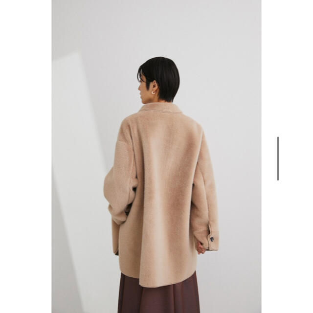 style mixer ショートファーシャツコート
