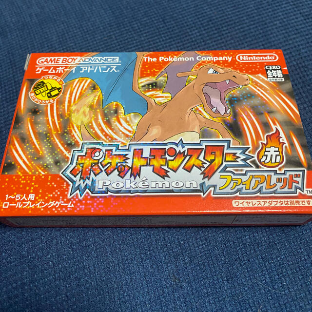 ポケモン(ポケモン)のGBA ポケットモンスターファイアレッド中古品 エンタメ/ホビーのゲームソフト/ゲーム機本体(携帯用ゲームソフト)の商品写真