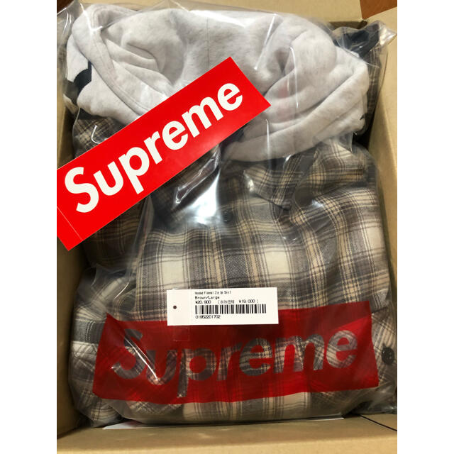 Supreme(シュプリーム)のSupreme Hooded Flannel Zip Up Shirt メンズのトップス(パーカー)の商品写真