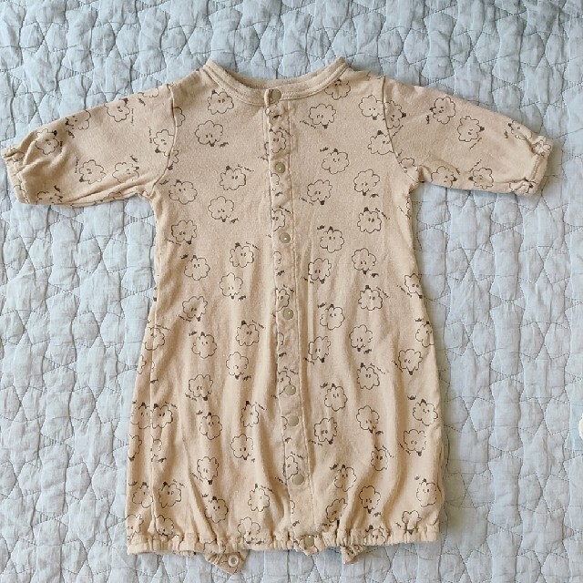 バースデイ カバーオール 2枚セット キッズ/ベビー/マタニティのベビー服(~85cm)(カバーオール)の商品写真