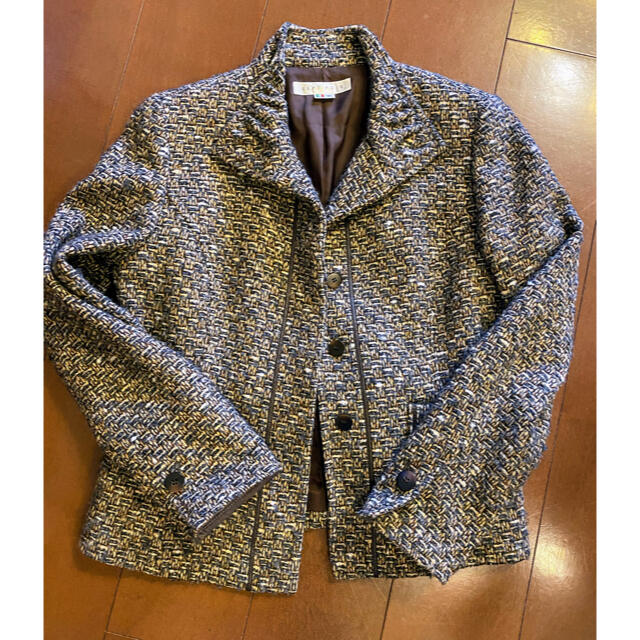 ★セットフォア★ 上質なツィードジャケット 38号 茶色　❣️美品❣️