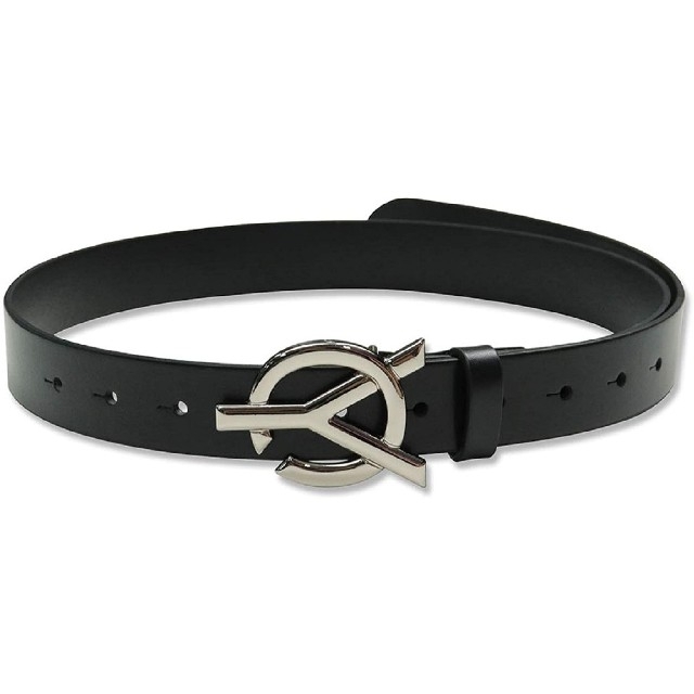 『OY/オーワイ』LOGO LEATHER BELT2/ロゴ レザー ベルト