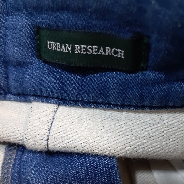 URBAN RESEARCH(アーバンリサーチ)のレディース　スカート　URBAN RESEARCH　綿　ポリ　デニム風　ブルー レディースのスカート(ひざ丈スカート)の商品写真