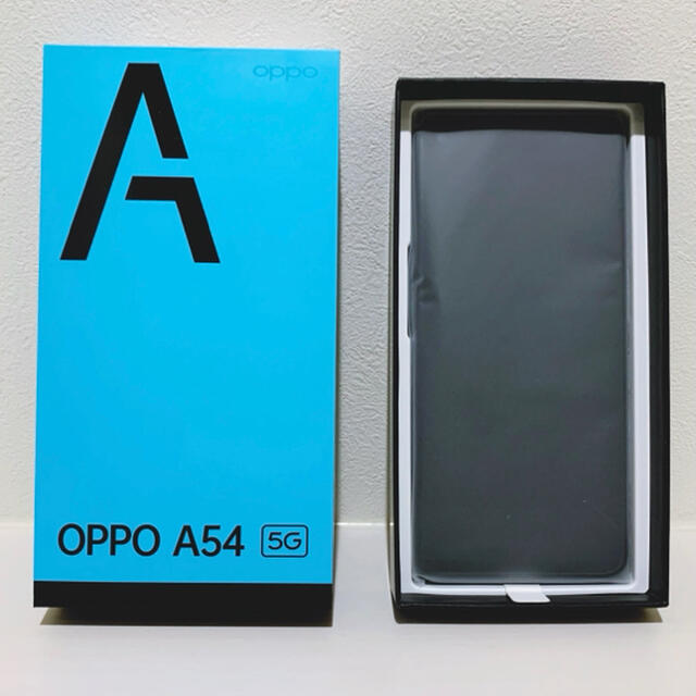 OPPO(オッポ)の【新品・美品‼︎】OPPO A54 シルバーブラック 64GB SIMフリー スマホ/家電/カメラのスマートフォン/携帯電話(スマートフォン本体)の商品写真