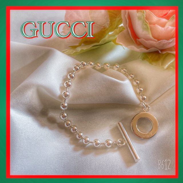 Gucci(グッチ)のルミルミ様専用‼️GUCCI トルグ ボールチェーンブレスレット シルバー レディースのアクセサリー(ブレスレット/バングル)の商品写真