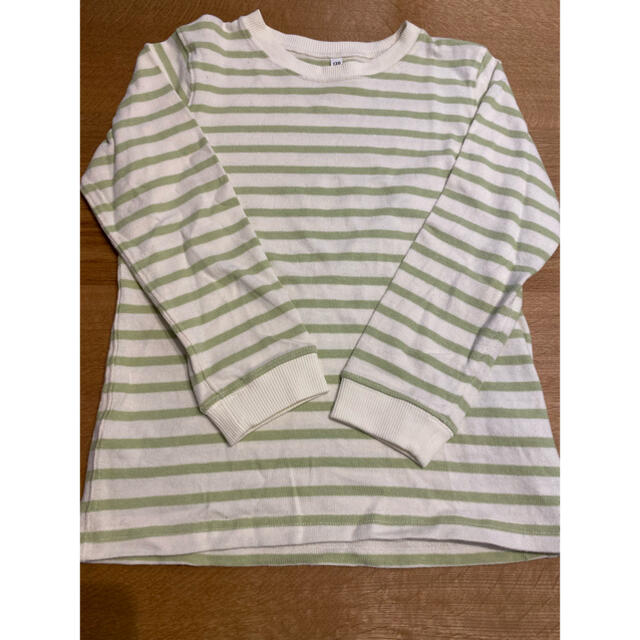 MUJI (無印良品)(ムジルシリョウヒン)の無印kidsボーダーカットソー キッズ/ベビー/マタニティのキッズ服男の子用(90cm~)(Tシャツ/カットソー)の商品写真