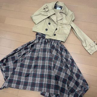 エイミーイストワール(eimy istoire)のeimy istoire ショートトレンチコートとワンピース(セット/コーデ)