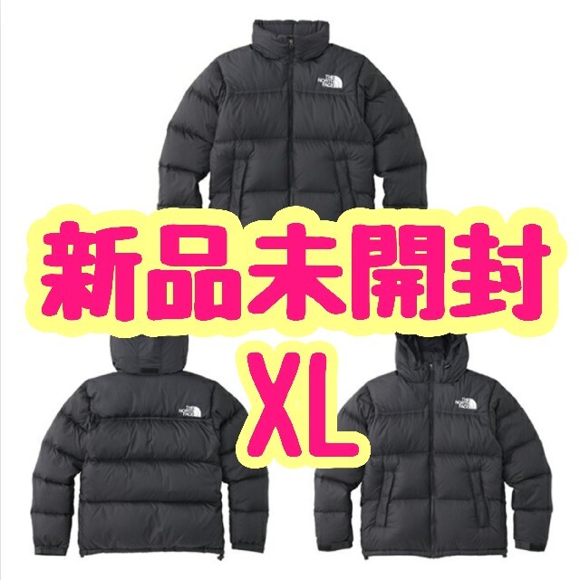 新品　ノースフェイス ヌプシジャケット  XL ブラック nd91841 kジャケット/アウター
