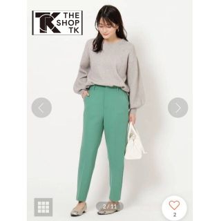 ザショップティーケー(THE SHOP TK)のストレッチ裏起毛テーパードパンツTHE SHOP TK(カジュアルパンツ)