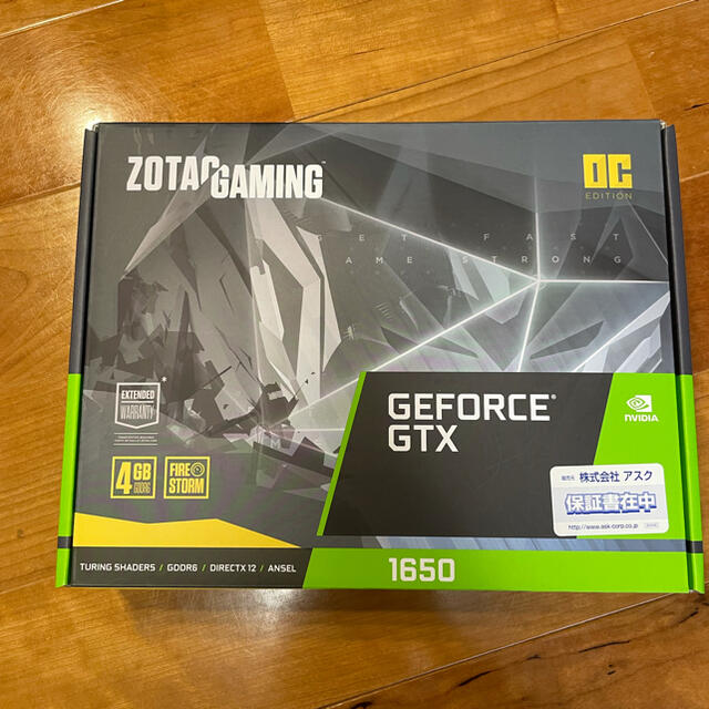 ZOTAC GTX 1650PC/タブレット