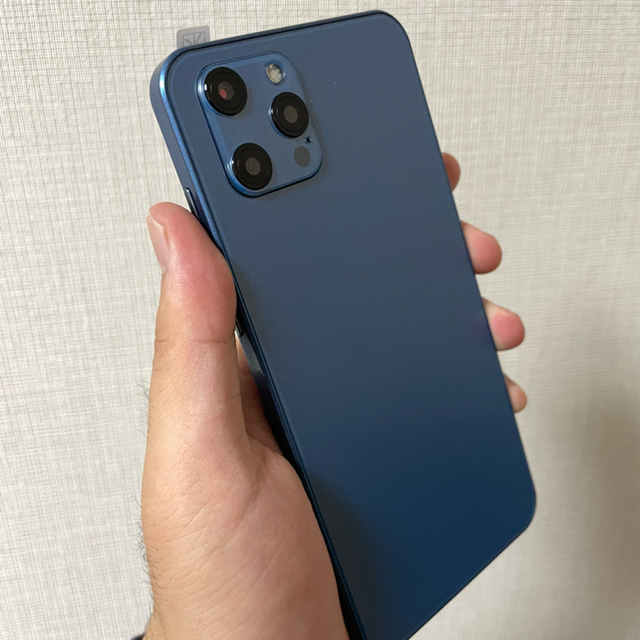 ANDROID(アンドロイド)の【最新】goophone proブルー SIMフリー 本体 スマホ/家電/カメラのスマートフォン/携帯電話(スマートフォン本体)の商品写真