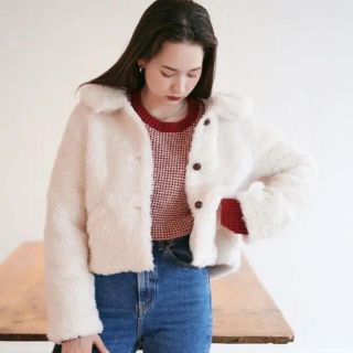 トゥデイフル(TODAYFUL)のtina jojun short coat♡(毛皮/ファーコート)