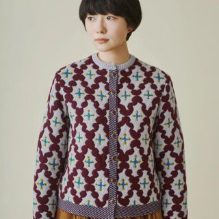 mina perhonen - ミナペルホネンニットカーディガン2021サイズ40希少の