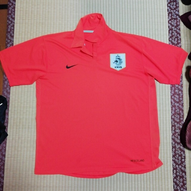 ナイキ　NIKE　オレンジ　ポロシャツ　メンズサイズ:XL