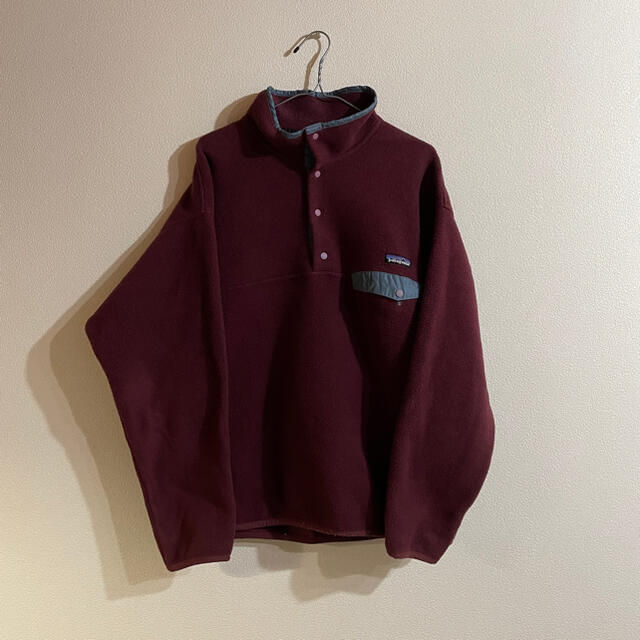 patagonia シンチラ スナップT ボルドー メンズL ゆるだぼ | namira.mc