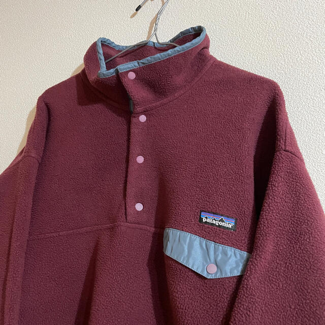 patagonia シンチラ スナップT ボルドー メンズL ゆるだぼ | namira.mc