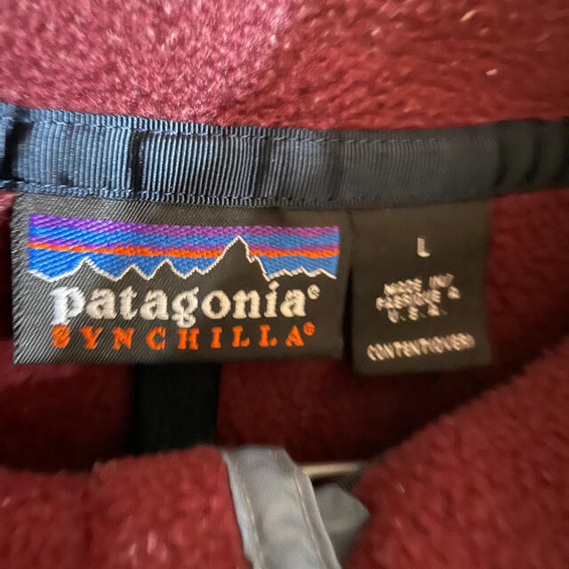 patagonia シンチラ スナップT ボルドー メンズL ゆるだぼ | namira.mc