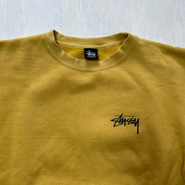 STUSSY(ステューシー)のレアカラー！stussy ステューシー 8ボール マスタード スウェット メンズのトップス(スウェット)の商品写真