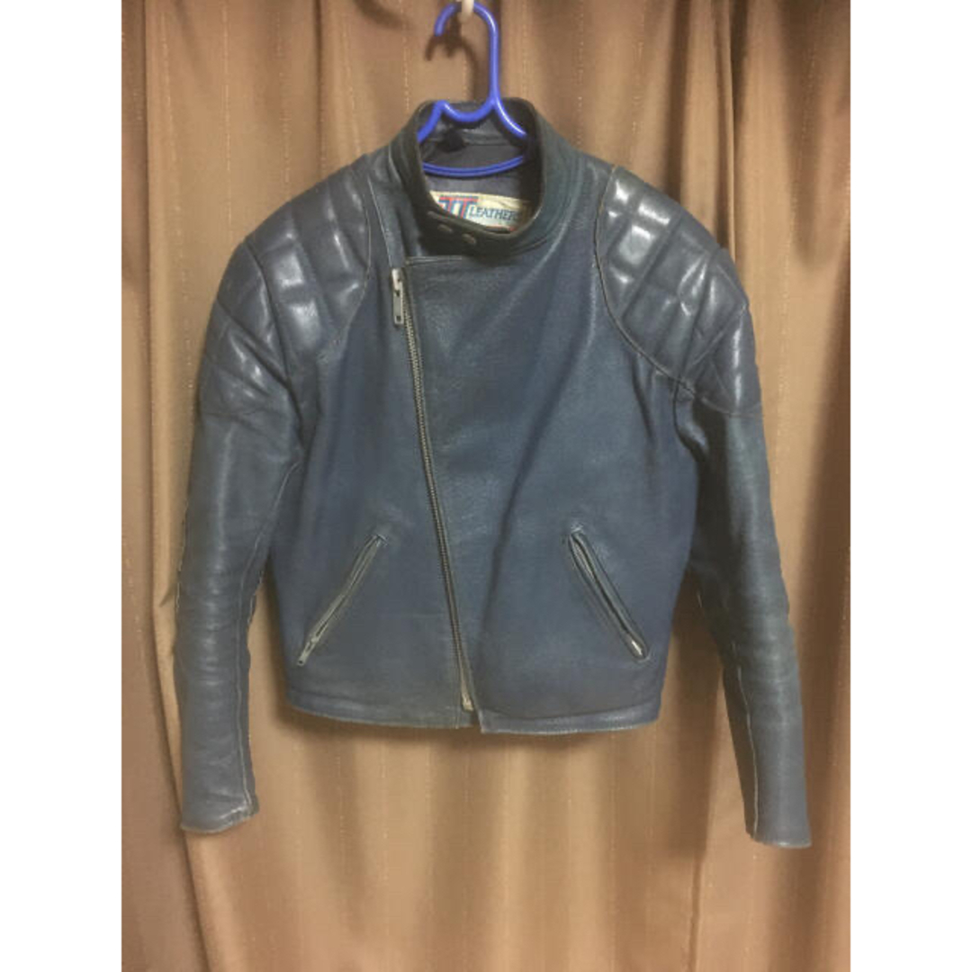 Lewis Leathers(ルイスレザー)の70s TT Leathers ヴィンテージ レザーライダース イングランド製 メンズのジャケット/アウター(ライダースジャケット)の商品写真