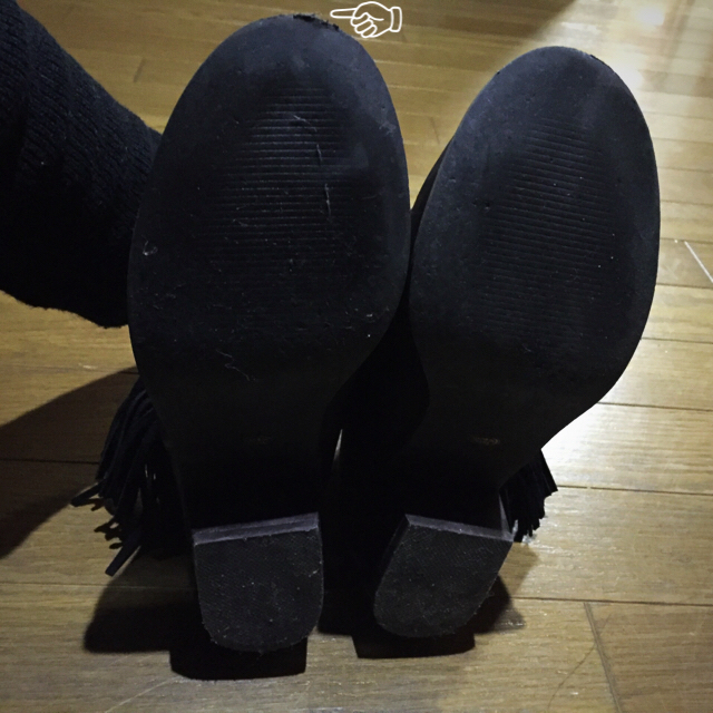 Ungrid(アングリッド)のコンチョフリンジショートブーツ レディースの靴/シューズ(ブーツ)の商品写真