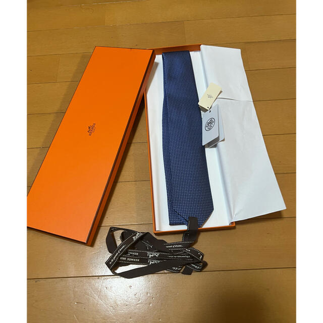 HERMES エルメス ネクタイ　新品　箱付き