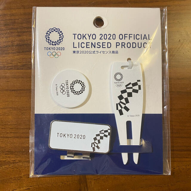 東京2020公式ライセンス　オリンピック　ゴルフ　　フォーク　マーカー