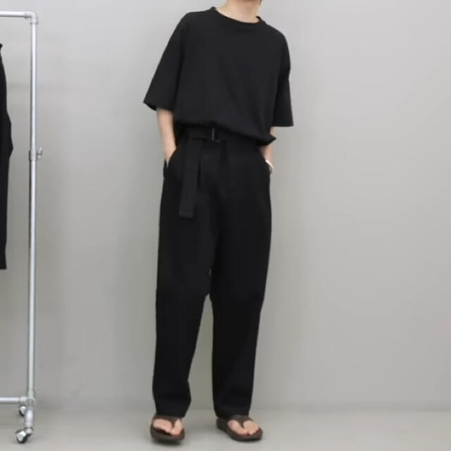 UNUSED(アンユーズド)のシュタインbelted wide straight denim trousers メンズのパンツ(デニム/ジーンズ)の商品写真