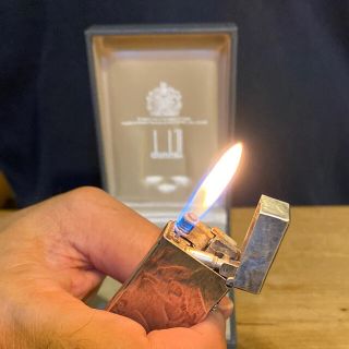 ダンヒル(Dunhill)のダンヒルRL1336  シルバーガスライター　箱付(タバコグッズ)