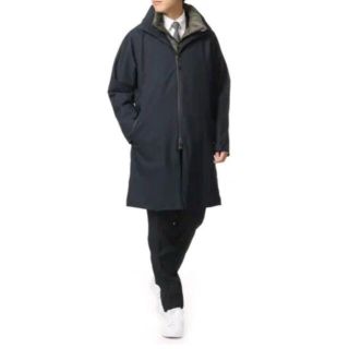 デサント(DESCENTE)のLL定価4.2万新品デサント3WAY撥水スタンドカラーコートLL　ネイビー(トレンチコート)