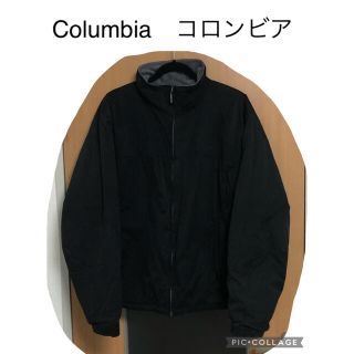 コロンビア(Columbia)のColumbia コロンビア　ロゴ刺繍　中綿　ジャンパー　ブラック　黒　L(ブルゾン)