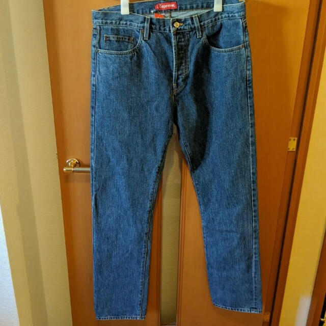 シュプリーム新品レアカラーsupreme washed slim jean 34