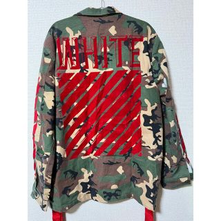 オフホワイト(OFF-WHITE)のoff-white ミリタリージャケット(ミリタリージャケット)