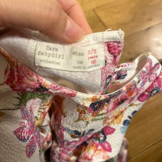 ザラキッズ(ZARA KIDS)のZARAキッズ　ボタニカルワンピ(ワンピース)