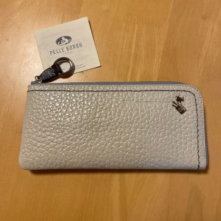 ペレボルサ(PELLE BORSA)の新品 ペレボルサ 長財布 L字ファスナー アイボリー(財布)